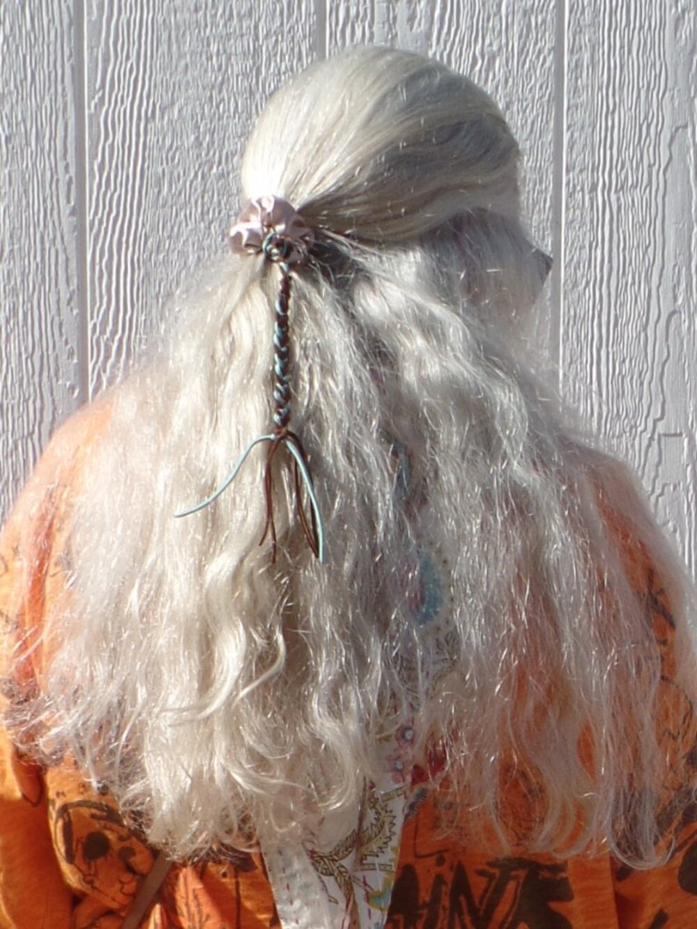 Hand Crafted SCRUNCHIE SUEDE BRAIDED